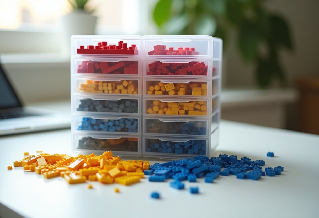 How to Organize LEGO Bricks: Sort by Color, Size, or Type